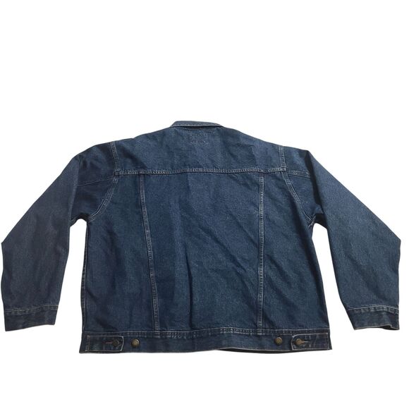 Wrangler Rugged Wear Mens Denim Jacket Blue Cotton Size XL - Picture 9 of 14